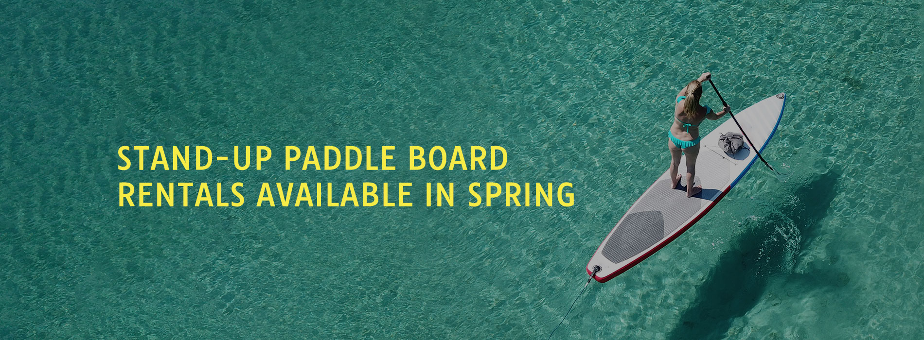 Standup paddleboard promo